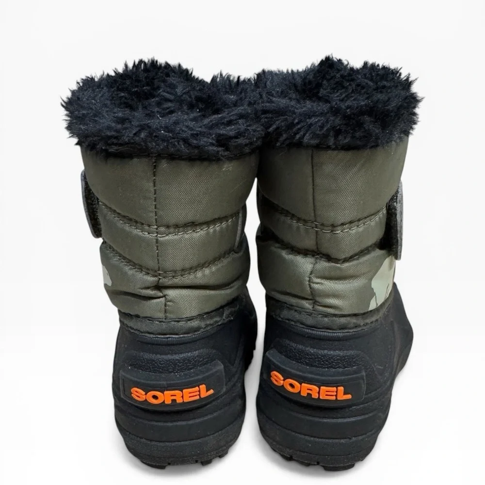 Sorel Toddler Snow Commander Waterproof Insulated Winter Boots Size US 4 UK 3